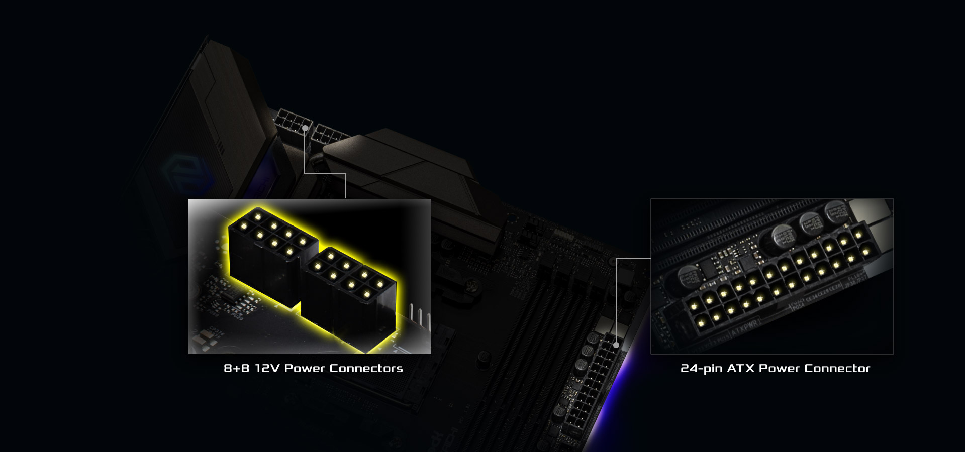 HiDensityPowerConnector-B550 of the motherboard